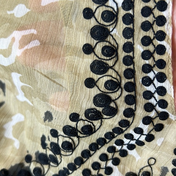 STYLE & Co Semi Sheer Embroidered NEW Tunic & Tank Top Boho Artsy Lagenlook 2X - Picture 6 of 17